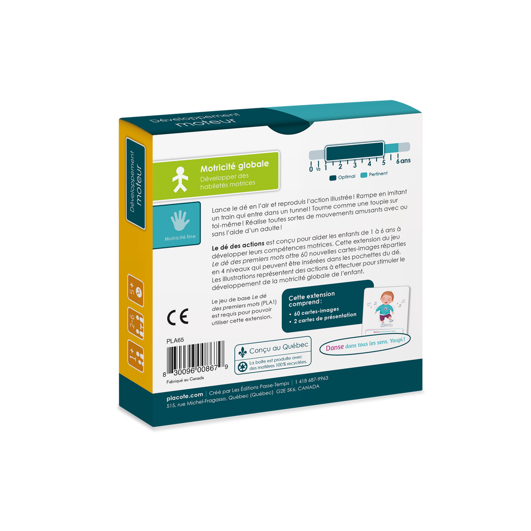 Le dé des actions - Extension