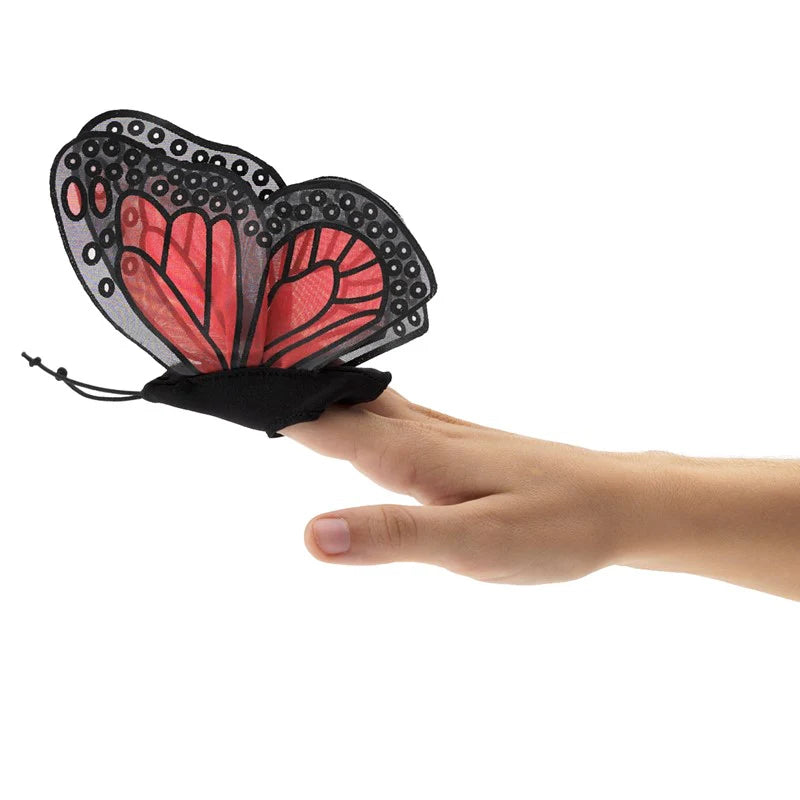 Marionnette à doigt - Papillon monarque