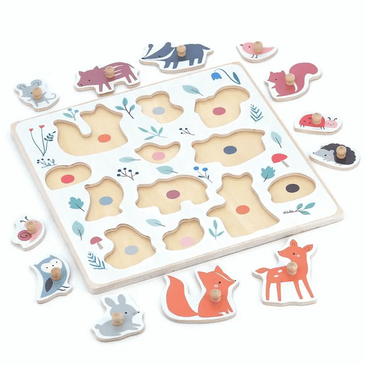 Puzzle en bois - Animaux de la forêt