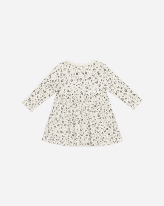 Robe Blue Floral  6-12 mois