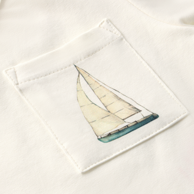 Chandail à manches courtes - Voilier (bébé)