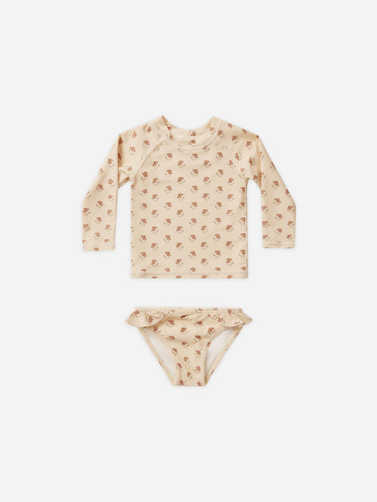 Maillot deux pièces Vintage Flower 18-24 mois