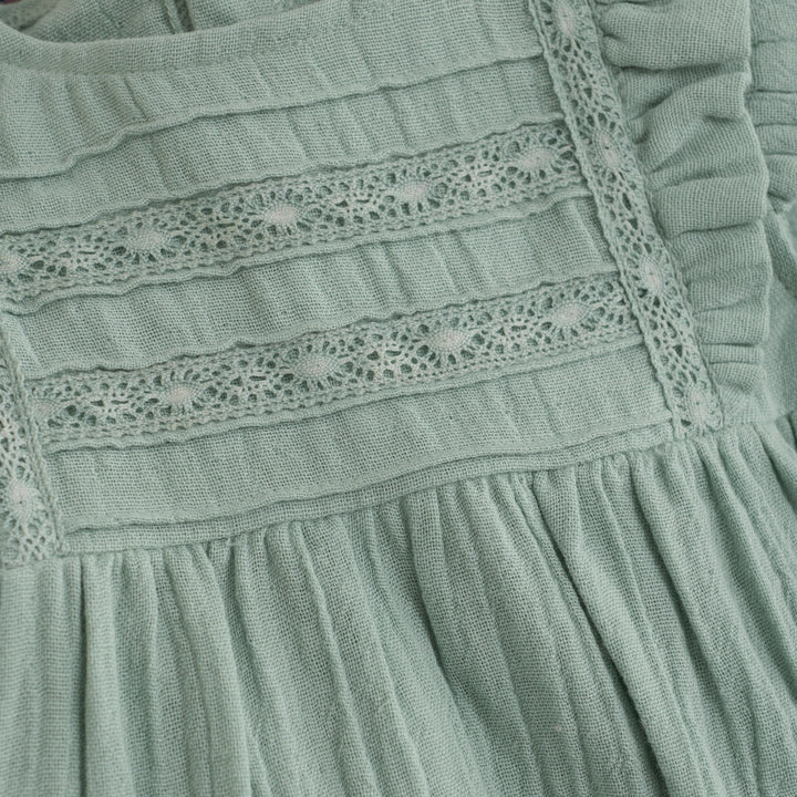 Robe à manches courtes à volants Jade (bébé)