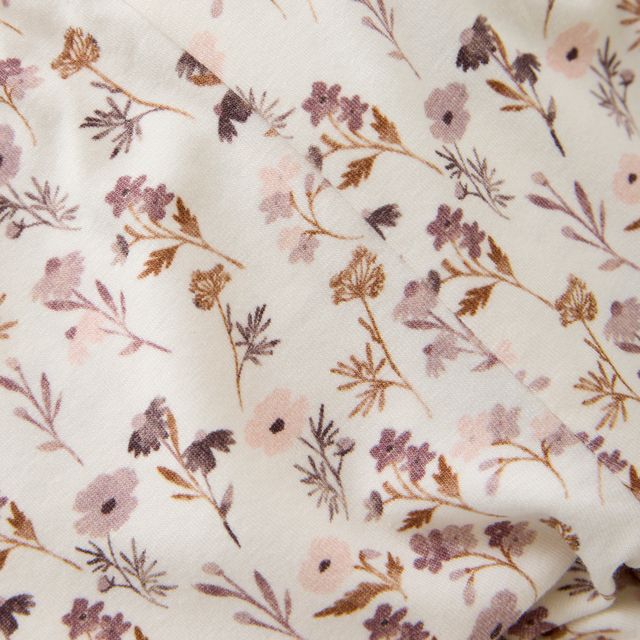 Leggings à imprimé de fleurs Violet Ice