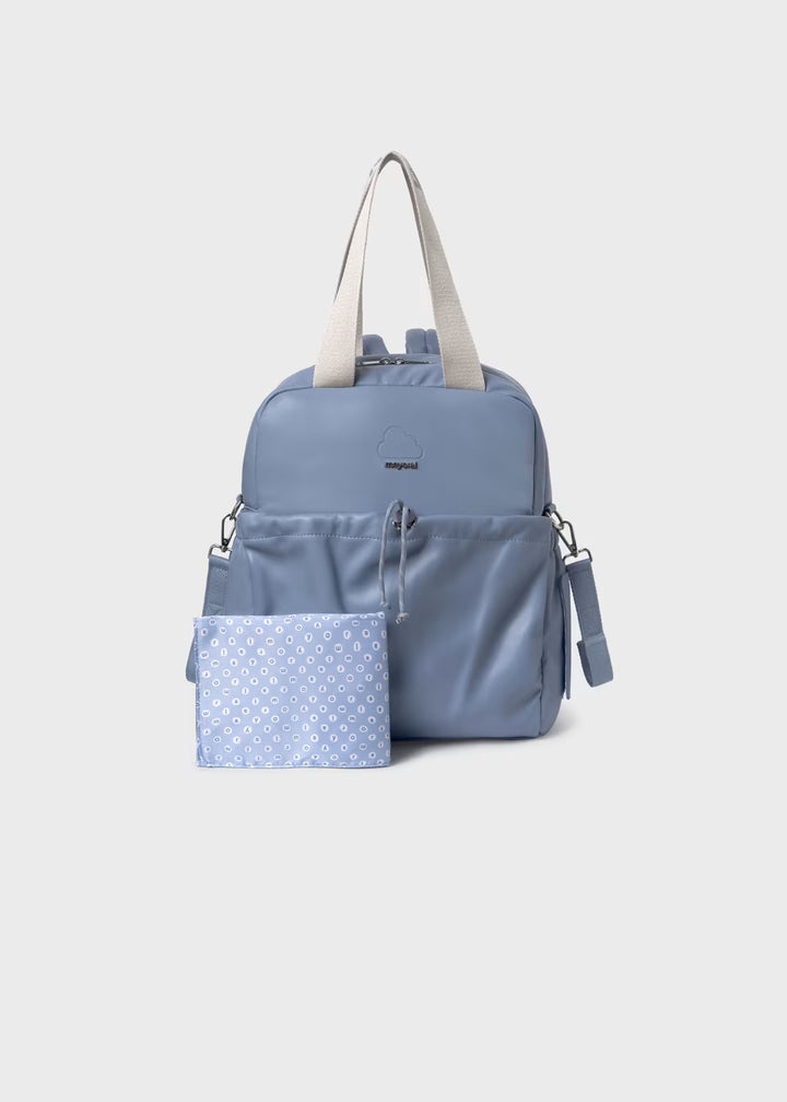 Sac à dos de maternité avec matelas à langer - Dusty Blue