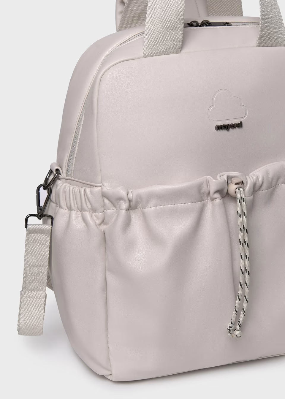 Sac à dos de maternité avec matelas à langer - Crème