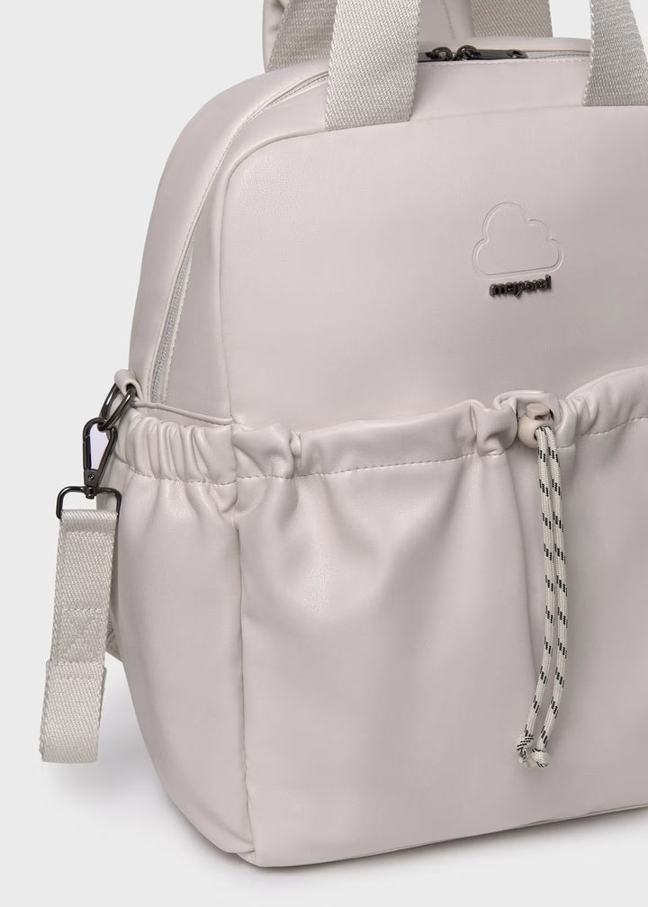 Sac à dos de maternité avec matelas à langer - Crème