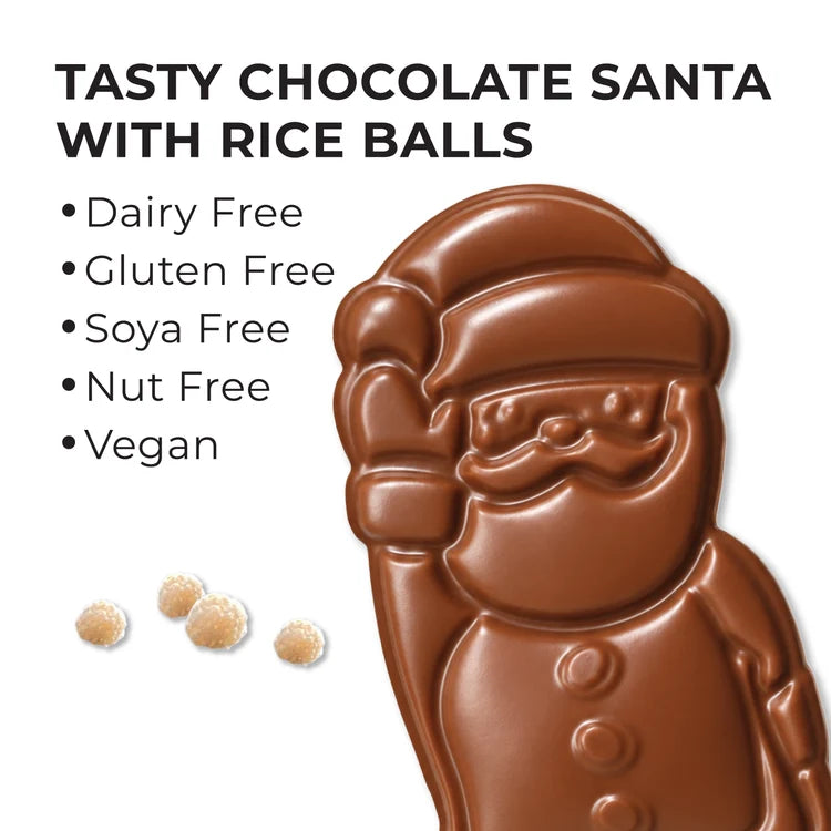 Père Noël en chocolat croustillant