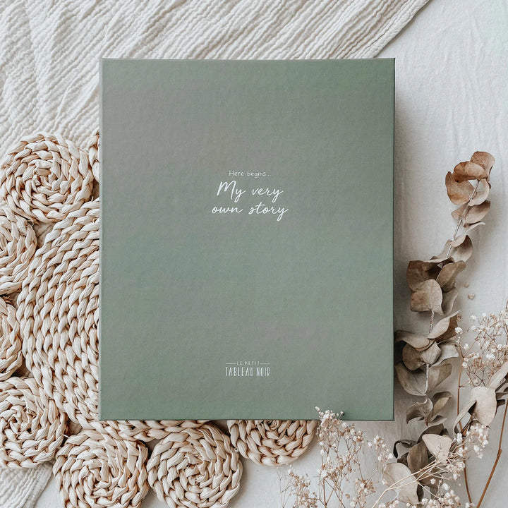 Livre de bébé - Sauge - Version anglaise