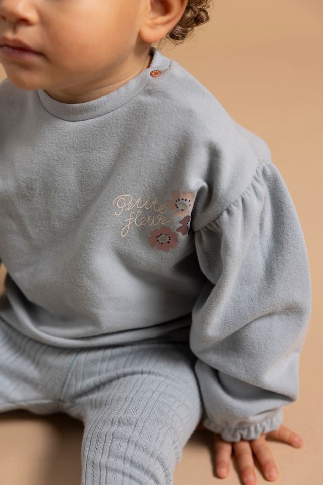 Sweat en molleton Petite fleur