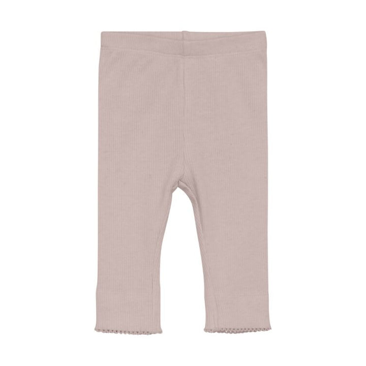 Leggings côtelés - Mauve pâle