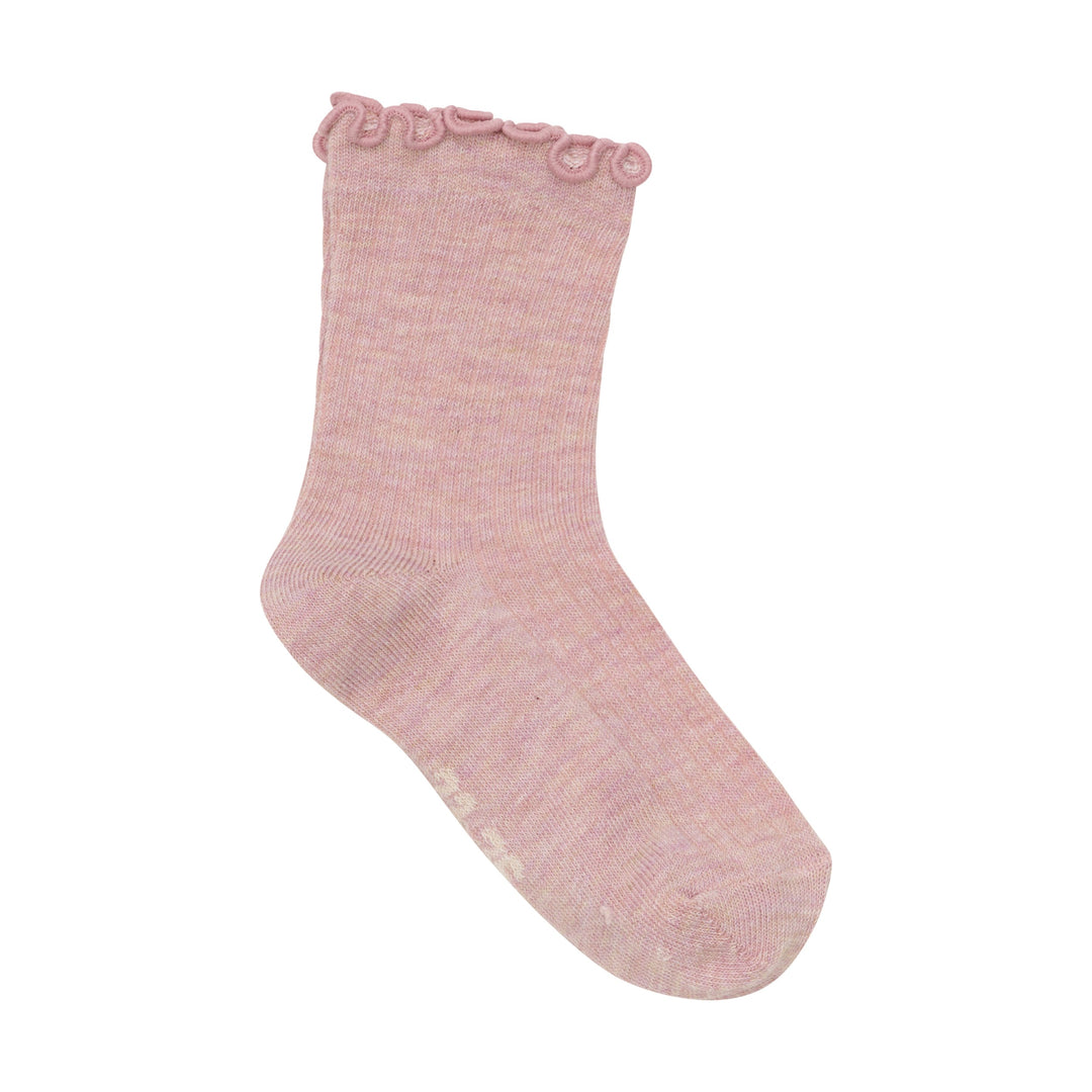 Paquet de 2 paires de chaussettes à rebords frisotés - Coeurs