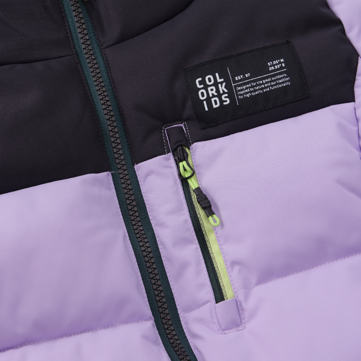 Manteau de ski matelassé - Purple Rose