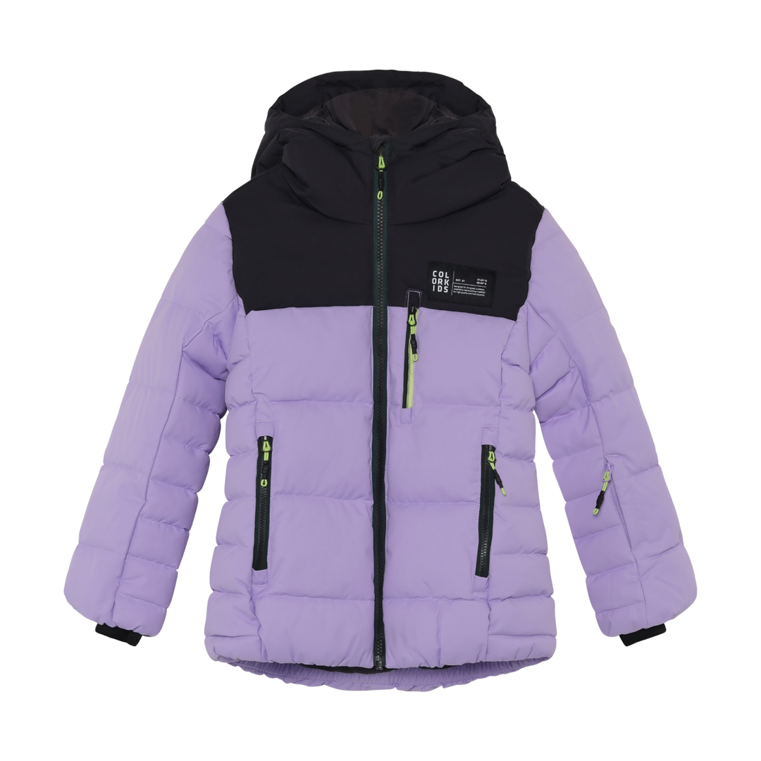 Manteau de ski matelassé - Purple Rose