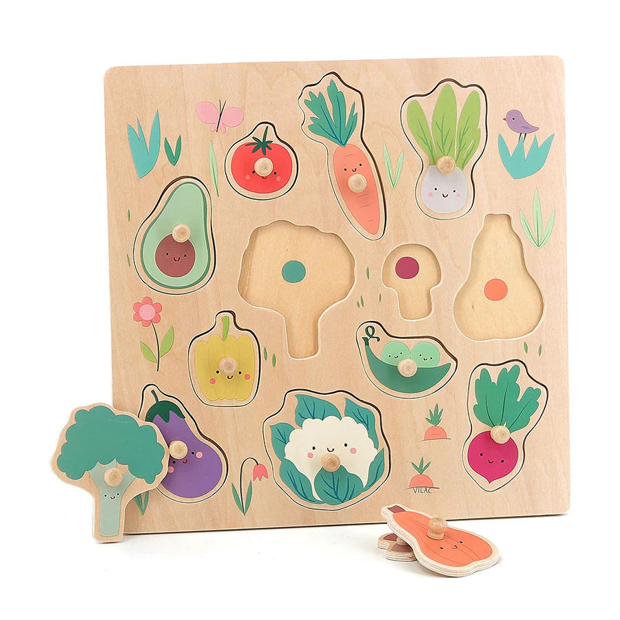 Puzzle en bois - Légumes
