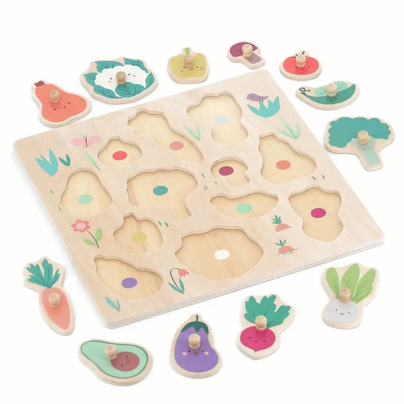 Puzzle en bois - Légumes