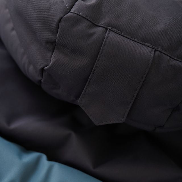 Manteau de ski matelassé - Stormy Weather avec accents de couleur Saffron