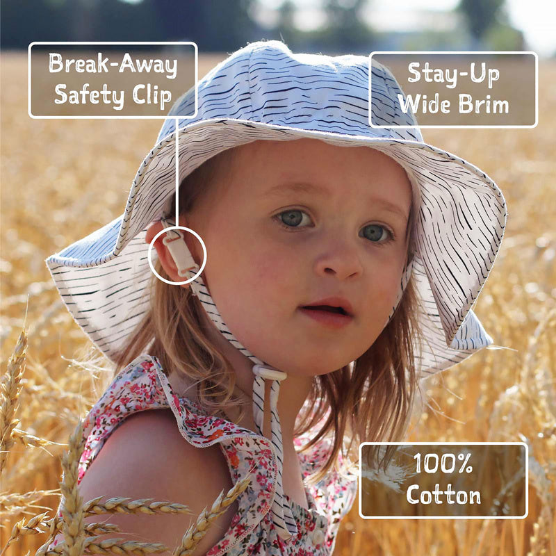 Chapeau Floppy Yellow flower S