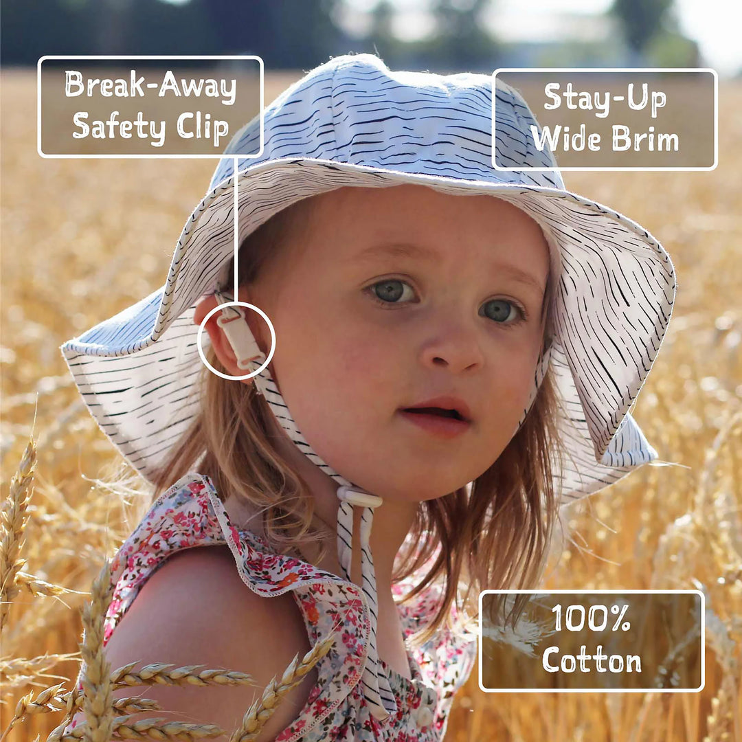 Chapeau Floppy Pink Daisy