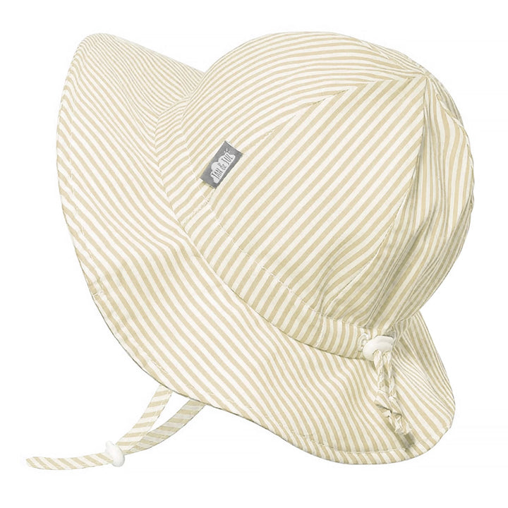 Chapeau Floppy Beige Stripes