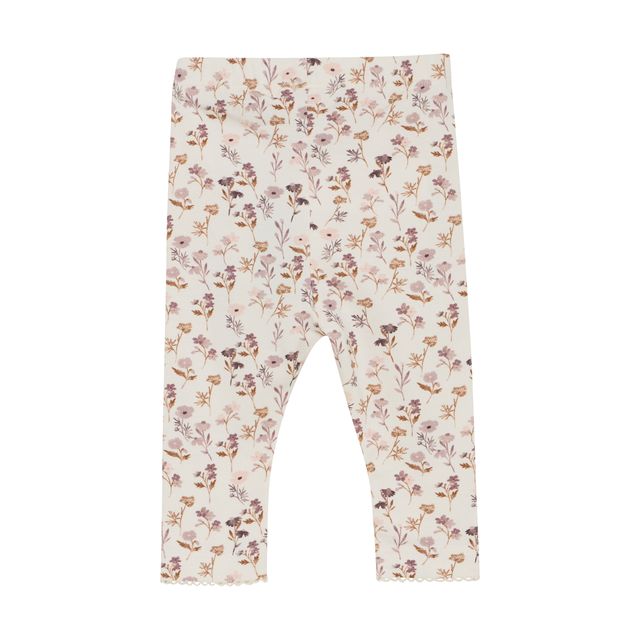 Leggings à imprimé de fleurs Violet Ice