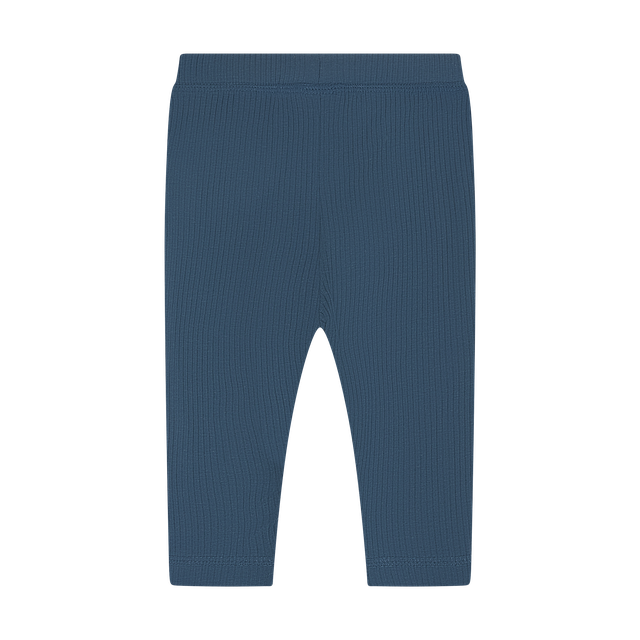 Leggings en tricot côtelé avec cordon - Midnight Navy