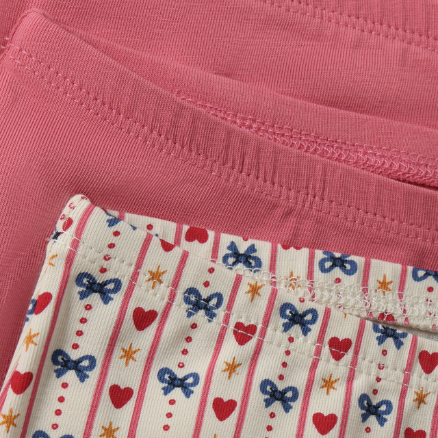 Ensemble de 3 culottes - Boucles et coeurs