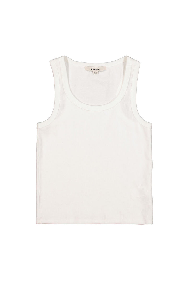 Débardeur blanc cassé