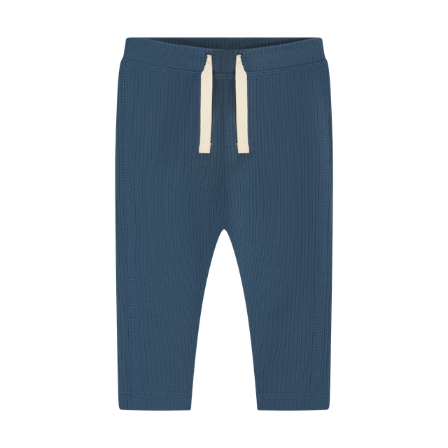 Leggings en tricot côtelé avec cordon - Midnight Navy